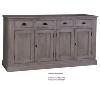 Buffet bas / Enfilade en pin massif (style directoire) 