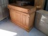 Bar / Comptoir en bois ancien (pin massif)