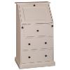 Bureau scriban en pin massif