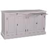 Buffet bas / enfilade en pin massif (style directoire)