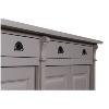 Buffet bas / Enfilade en pin massif (style directoire)