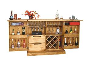 Bar pliant en pin massif