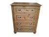 Commode pin massif en vieux bois