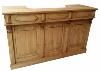 Bar / Comptoir en bois ancien (pin massif)