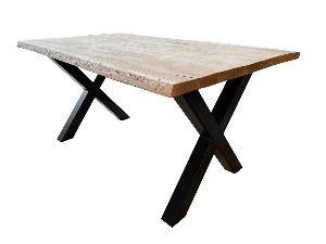 Table rectangulaire piètement fer 