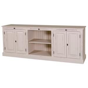 Buffet bas / enfilade en pin massif (style directoire)  