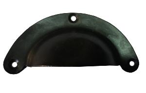 Poignée coquille acier (couleur noire)