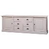 Buffet bas / Enfilade en pin massif (style directoire) 