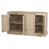 Buffet bas / enfilade en pin massif (style directoire)