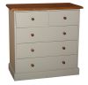 Commode 5 tiroirs en pin massif