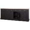 Buffet bas / Enfilade en pin massif (style directoire)