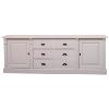 Buffet bas / Enfilade en pin massif (style directoire) 