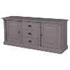 Buffet bas / enfilade en pin massif (style directoire) 